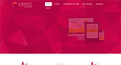 Desktop Screenshot of cero.sk