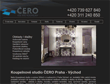 Tablet Screenshot of cero.cz