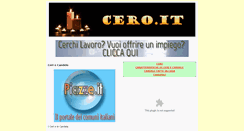 Desktop Screenshot of cero.it