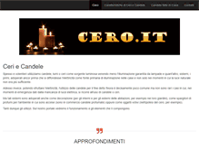 Tablet Screenshot of cero.it